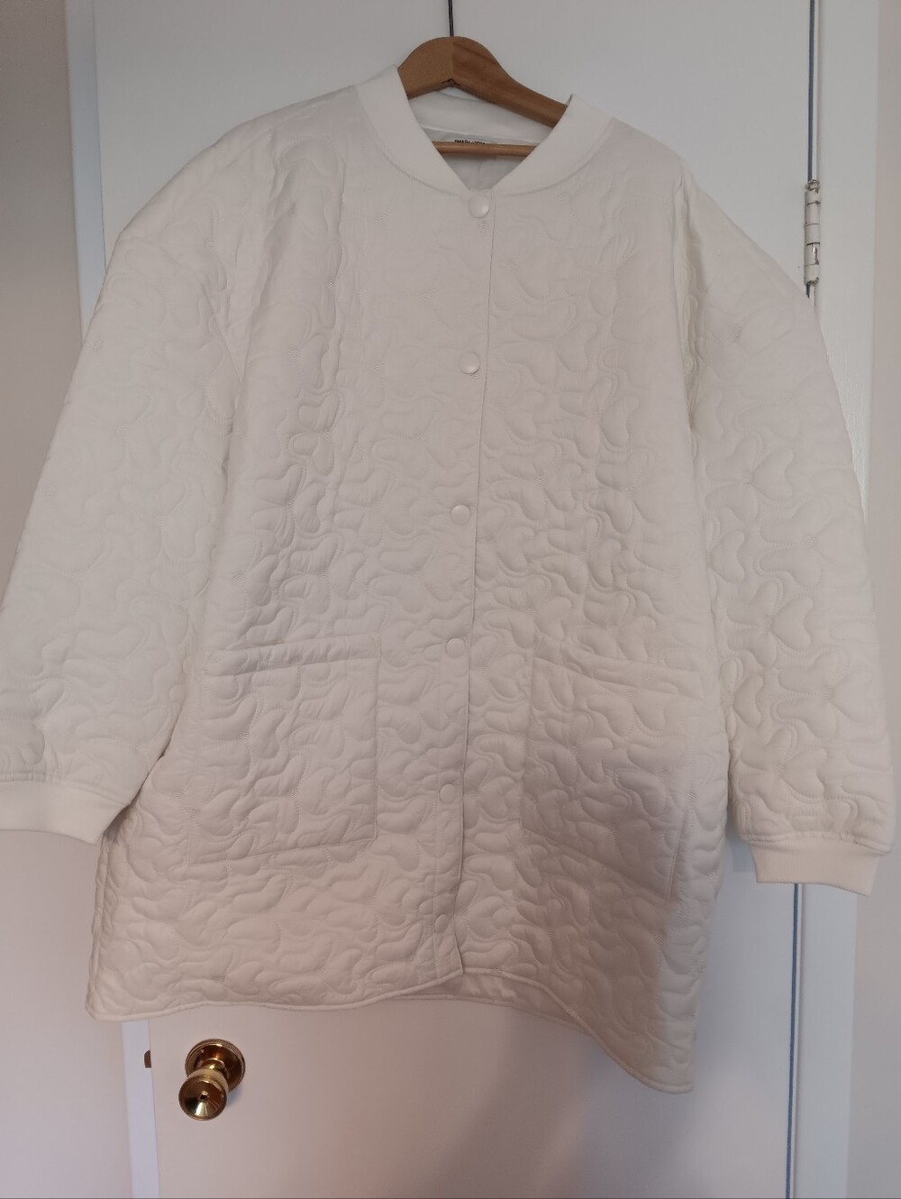 Smash + Tess White Carson Quilted Jacket